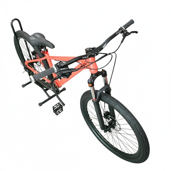 Custom Build MTB Stunt Bike Cycle 26" Alloy  Steel Frame 14"Down Frame With Hydraulic Brake Logan Indian Standard 