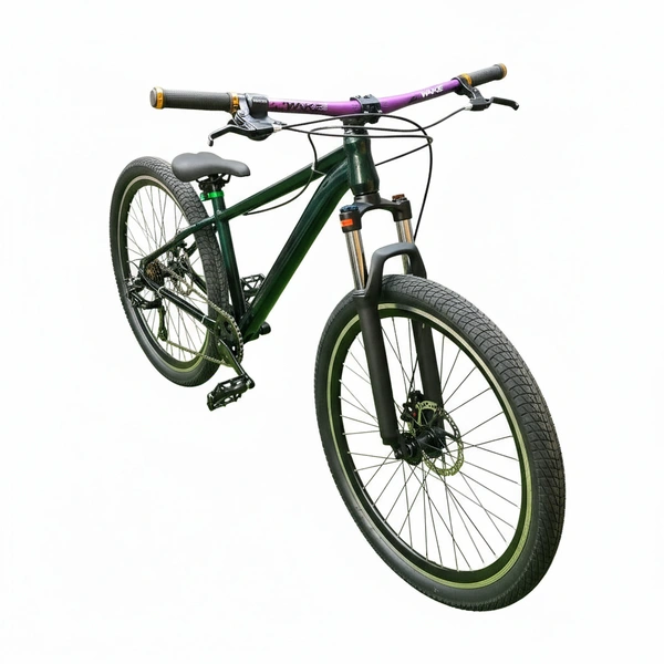 Custom Build Cycle With Steel Frame And Alloy Suspension And All MTB Bike Parts.