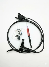 Shimano Hydraulic Rear Disc Brake MT201 With Shimano 5ml Bleeding Oil and Bleeding Needle (230mm)