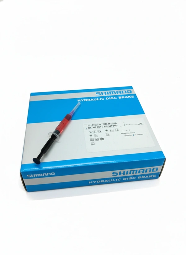 Shimano MT201  Front Hydraulic Disc Break Kit With Bleeding Oil and Bleeding Needle.