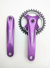 Sun Run Crank set  Purple color 