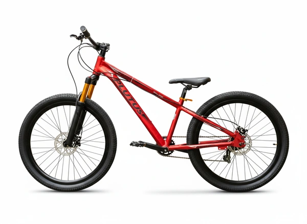 Custom Build MTB Stunt Cycle With Dual Shimano Hydraulic Disc Break And Air Suspension Fork