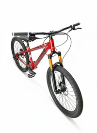 Custom Build MTB Stunt Cycle With Dual Shimano Hydraulic Disc Break And Air Suspension Fork