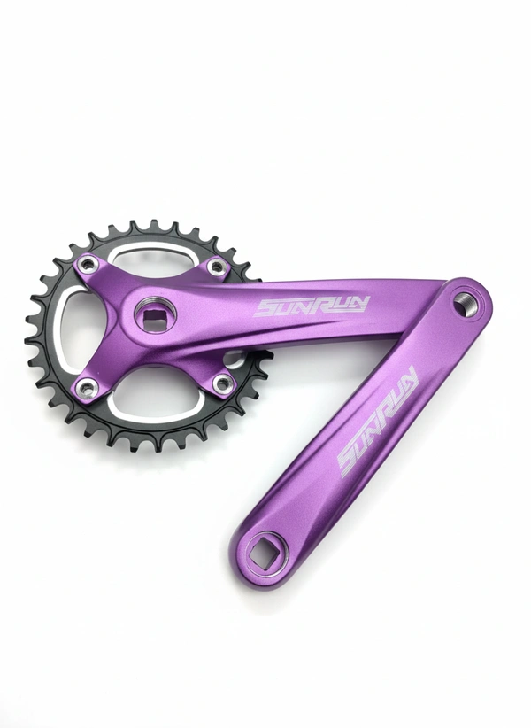 Sun Run Crank set  Purple color 