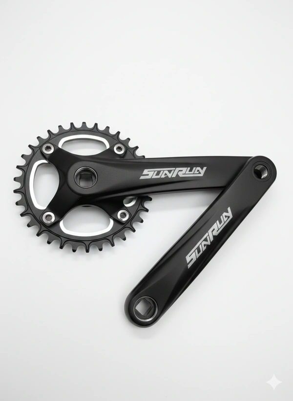Sun Run crank set Black color 