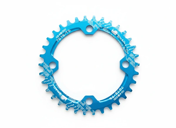 IXF MTB Crankset 104BCD Bike Crank 170mm Snail Chainring  Blue slick 1  speed (1x )hollowtech
