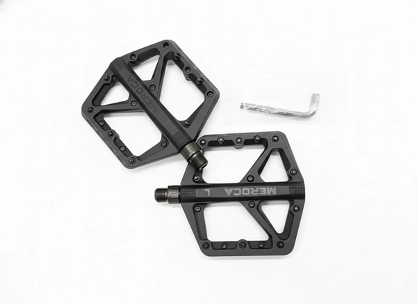 Meroca Nylon pedal for mtb cycle (Black)