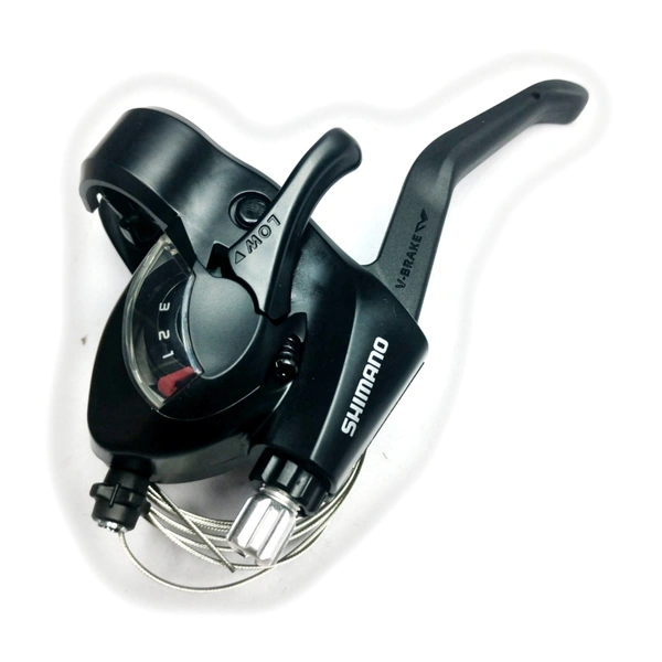 Shimano 3 Speed Thumb And Finger Front Gear Shifter. 