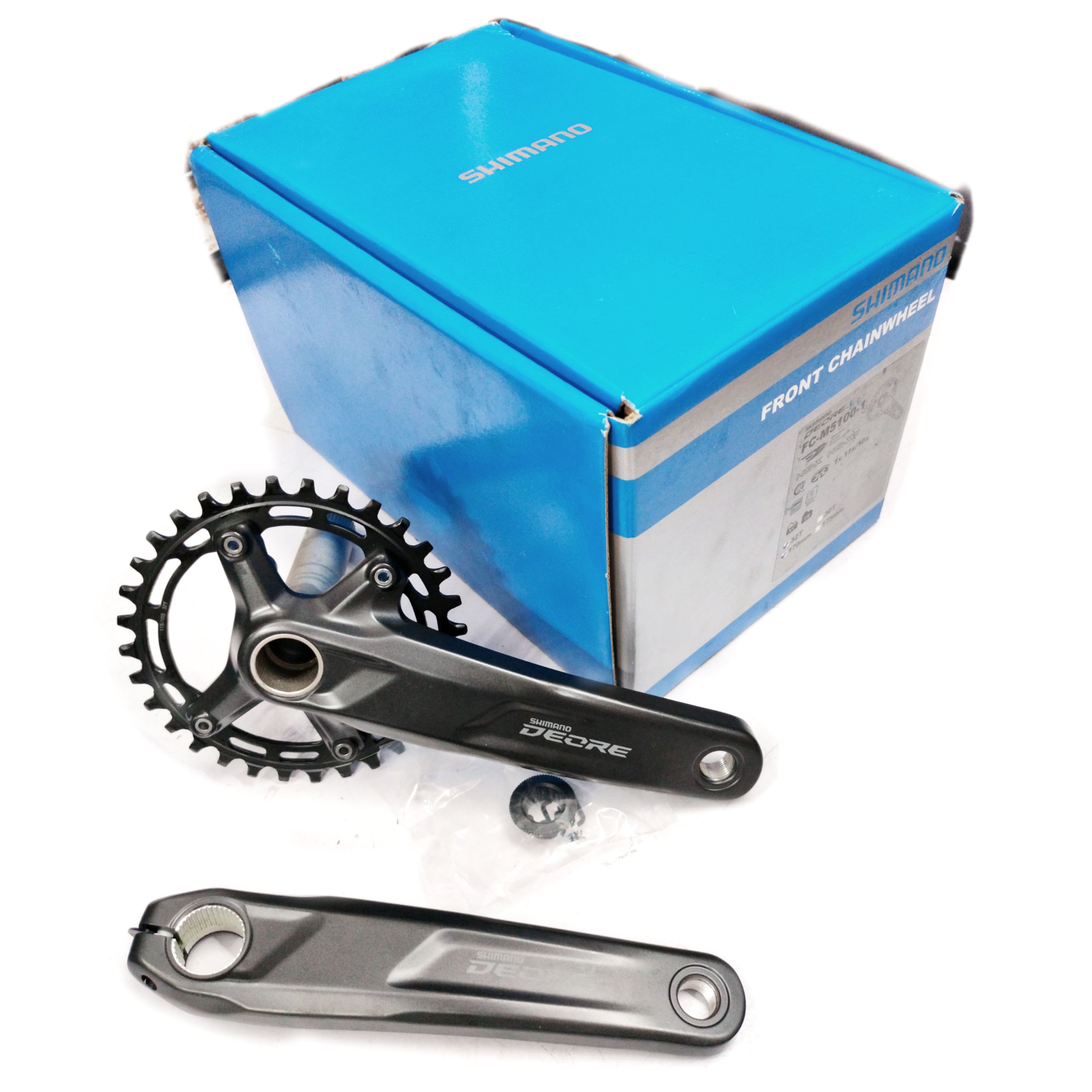 Deore single shimmable speed crankset