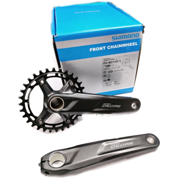 Shimano Single Speed ( 1×) Deore Crank Set For Stunt Riding 