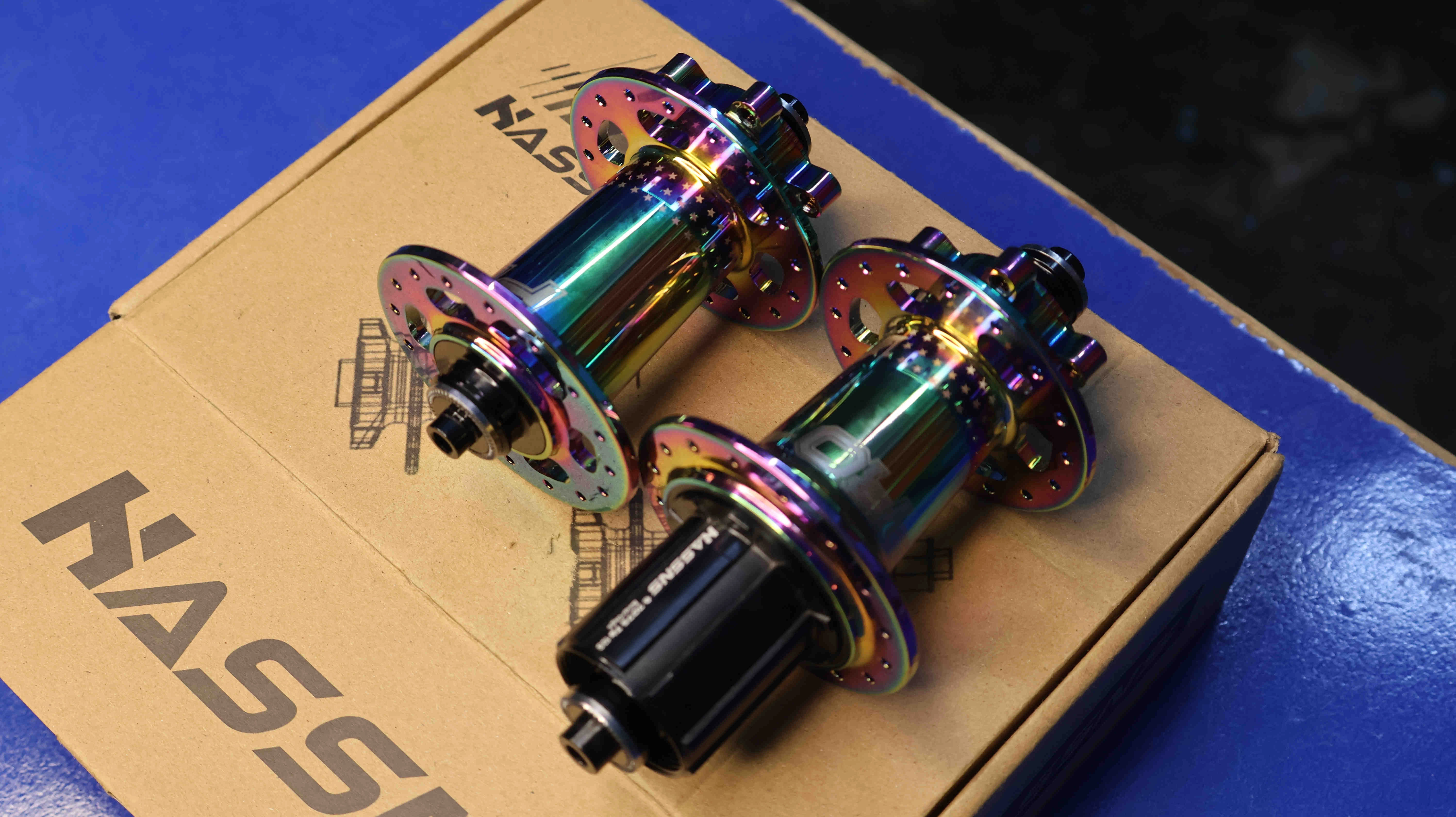 Rainbow Cassette Hub 32H Pair With Quick Release