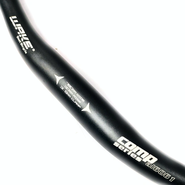 Wake MTB Riser Handlebar, Aluminum Alloy 780mm Bicycle Bars Black