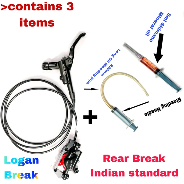 Logan Hydraulic Break Rear Break Indian Standard 