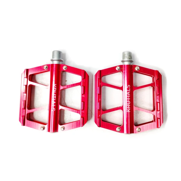 KRUTIAL MTB STUNT CYCLE ALLOY PEDAL (Red)