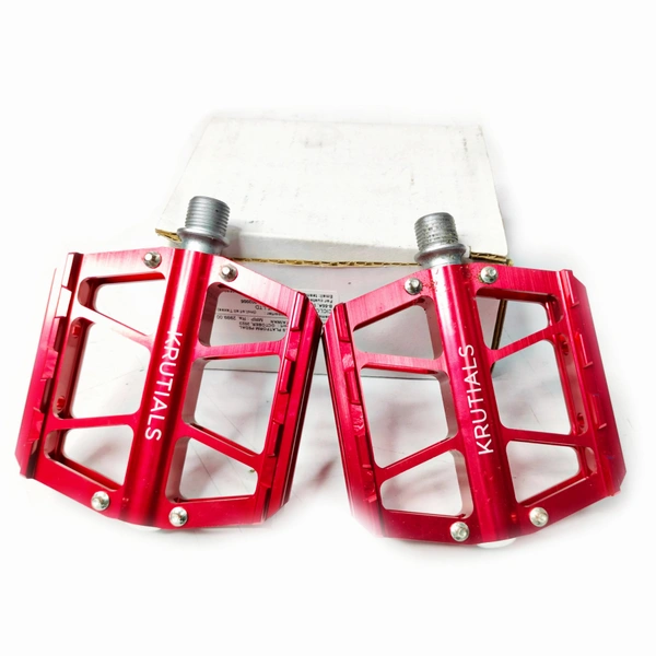 KRUTIAL MTB STUNT CYCLE ALLOY PEDAL (Red)