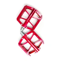 KRUTIAL MTB STUNT CYCLE ALLOY PEDAL (Red)