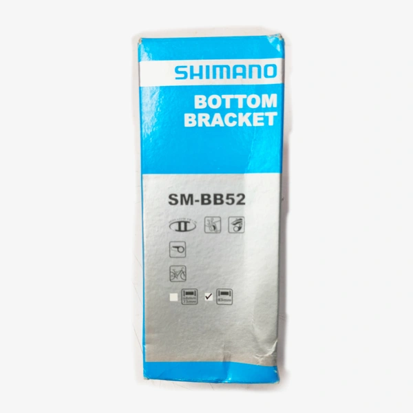 SHIMANO SM-BB52 DEORE 2-PIECE BOTTOM BRACKET COMBO KIT WITH 5ML BLEEDING SHIMANO OIL AND 5 ML BLEEDING PIPE.