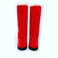 Lockon Grip For Cycle Red Colour 
