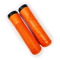 Lockon Grip For Cycle Orange Colour 