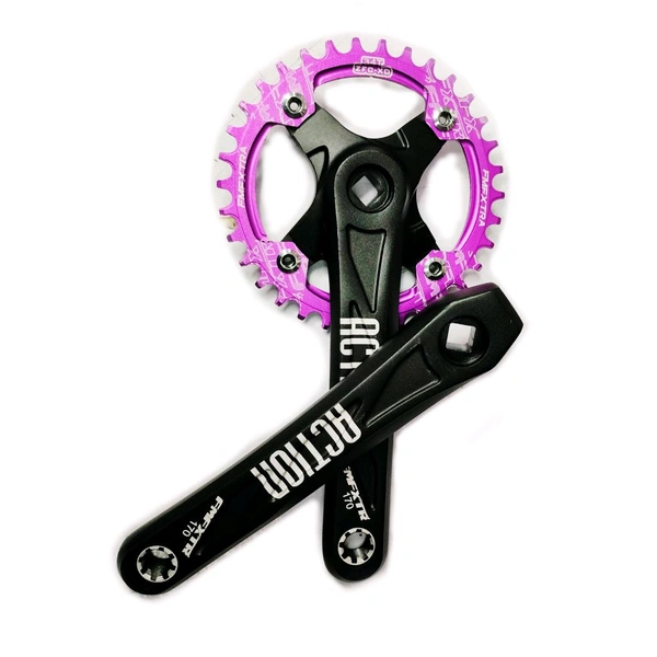 Single Speed Crank Set For Stunt Riding.