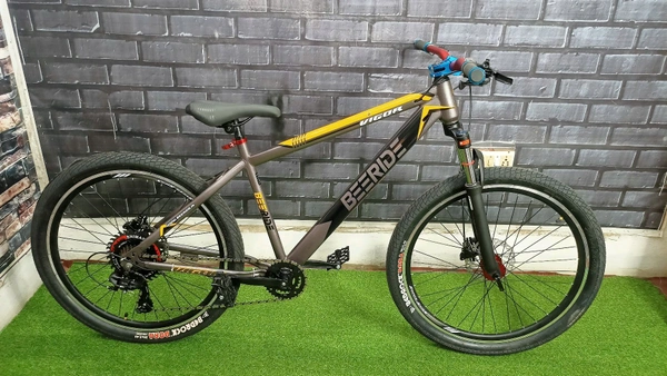 Custom Build Cycle With Steel Frame And Alloy Suspension And All MTB Bike Parts.