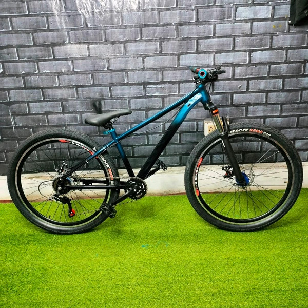 Custom Build Cycle With Steel Frame And Alloy Suspension And All MTB Bike Parts.