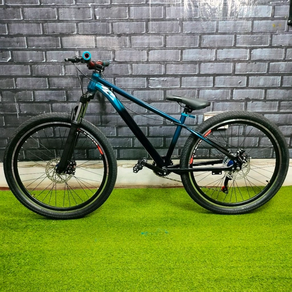 Custom Build Cycle With Steel Frame And Alloy Suspension And All MTB Bike Parts.