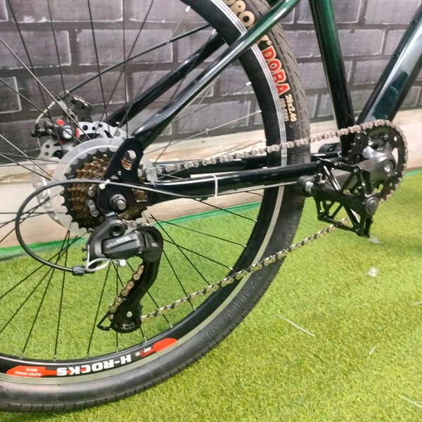 Custom Build Cycle With Steel Frame And Alloy Suspension And All MTB Bike Parts.