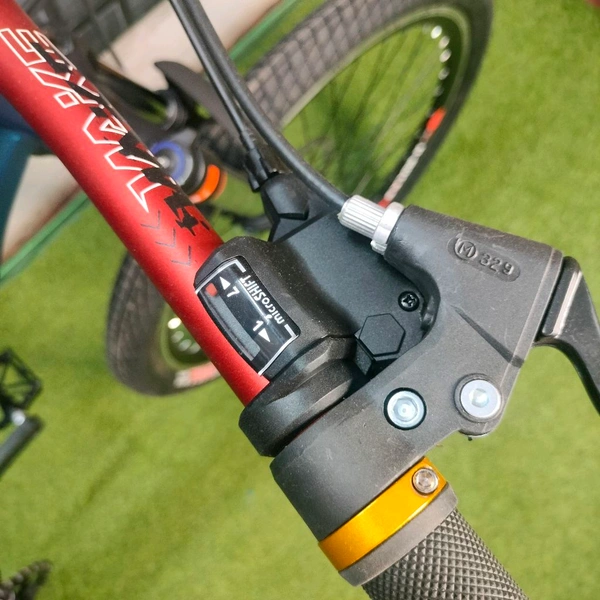Custom Build Cycle With Steel Frame And Alloy Suspension And All MTB Bike Parts.