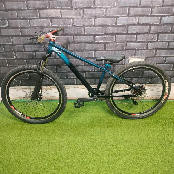Custom Build Cycle With Steel Frame And Alloy Suspension And All MTB Bike Parts.