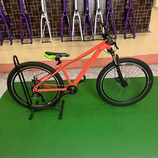 Custom Build MTB Stunt Bike Cycle 26" Alloy Steel Frame 14"Down Frame