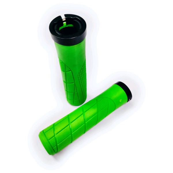 Lockon Grip For Cycle Green Colour 