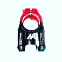 Wake 31.8MM Aluminum Alloy Cycling Bicycle Bike MTB Handlebar Stem High-Strength Handlebar Stem Fit for Most Mountain Bike Road Bike MTB BMX Track Bike Red And Black Combination 