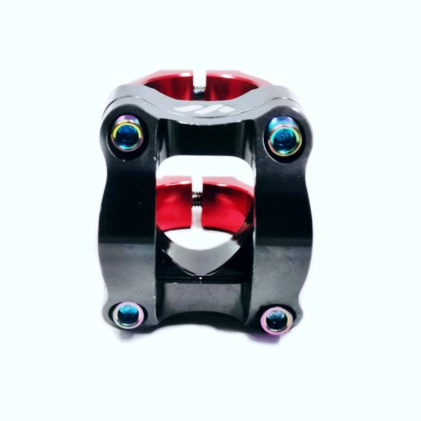 Wake 31.8MM Aluminum Alloy Cycling Bicycle Bike MTB Handlebar Stem High-Strength Handlebar Stem Fit for Most Mountain Bike Road Bike MTB BMX Track Bike Red And Black Combination 