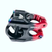 Wake 31.8MM Aluminum Alloy Cycling Bicycle Bike MTB Handlebar Stem High-Strength Handlebar Stem Fit for Most Mountain Bike Road Bike MTB BMX Track Bike Red And Black Combination 