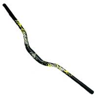 WAKE RISER Aluminum Alloy MTB Handlebar Mountain Bike Handle Bar Bicycle Cycling 780MM Anodized Handlebar
