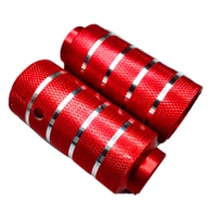 Alloy Stunt Foot Rest In Red Color ( Foot Pegs ) Red