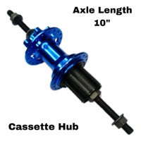 Hassan Pro Silver Cassette Hub 36H Pair With Quick Release