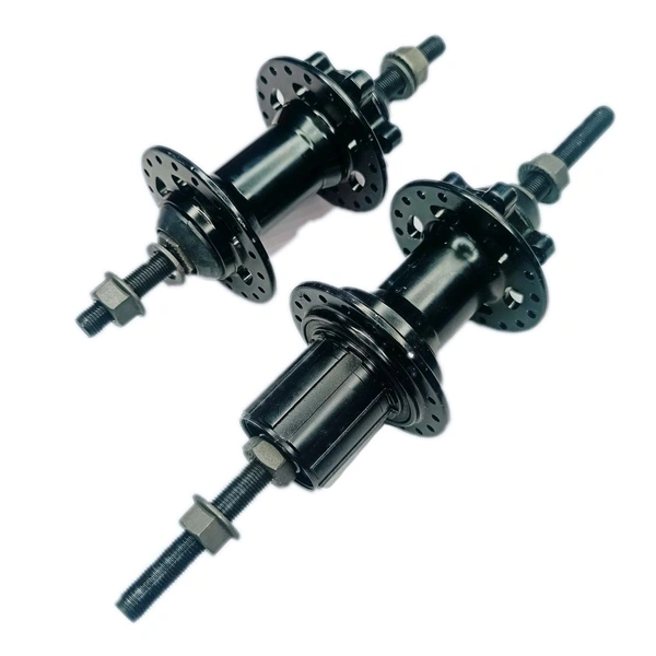 Hassan Pro Silver Cassette Hub 36H Pair With Quick Release