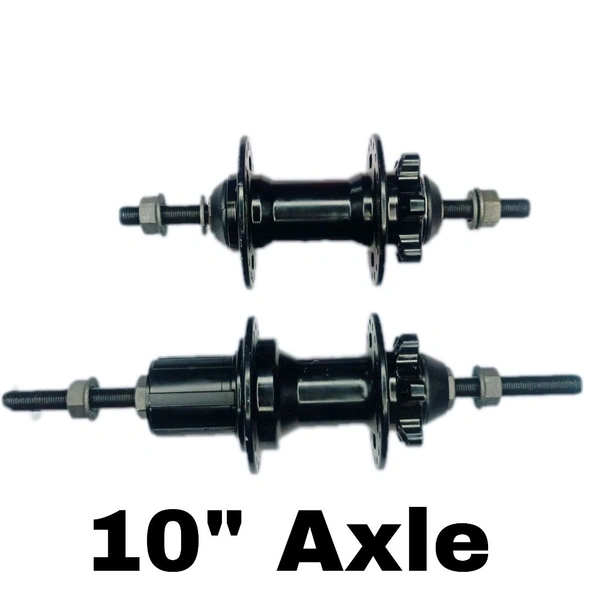 Hassan Pro Silver Cassette Hub 36H Pair With Quick Release