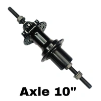 Hassan Pro Silver Cassette Hub 36H Pair With Quick Release