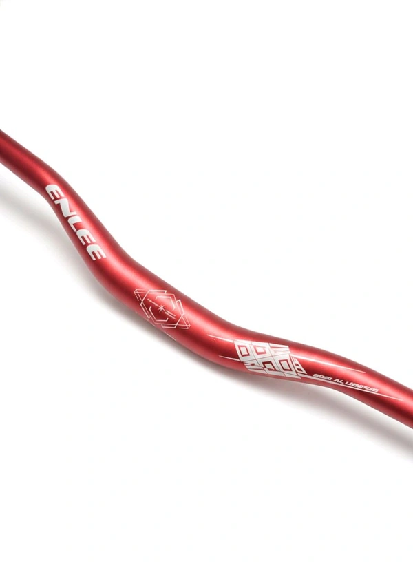 Enlee Aluminum Alloy MTB Handlebar (Red)Mountain Bike Handle Bar Bicycle Cycling 780MM Anodized Handlebar
