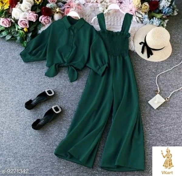 Women's One Peice Dress - Free Size (Bust Size: 30 in, Length Size: 53 in, Waist Size: 30 in), Green