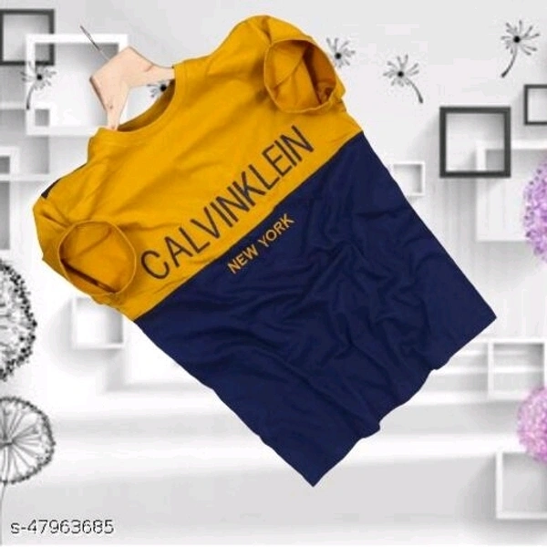 Calvin Klein Men Tshirts - M, L, XL, XXL, Yellow-Black