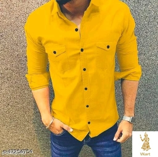 Slim-fit Men's Shirts - XL, Yellow