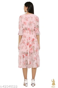 Retro Women's Dress - S, pink