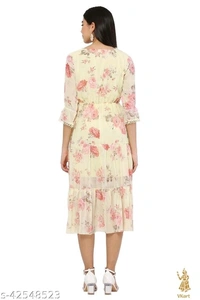 Retro Women's Dress - XL, Cream