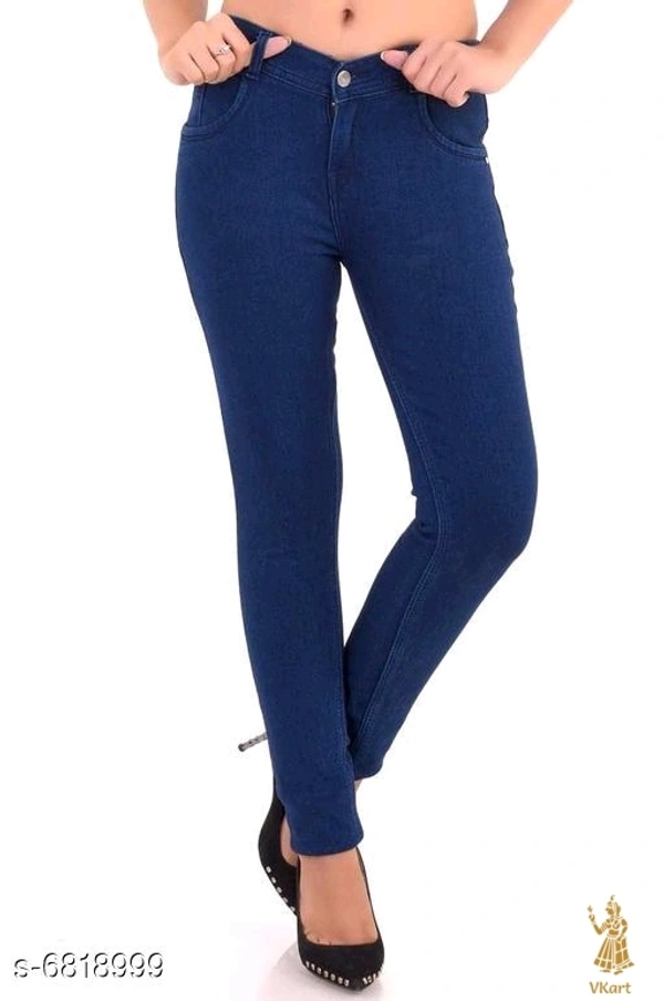 Denim Women's Cotton Denim Jeans - Royal Blue, 34 (Waist Size: 34 in, Length Size: 39 in)