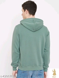Melange Men's Hoodie - Green, XL (Chest Size: 46 in, Length Size: 29 in, Waist Size: 44 in)
