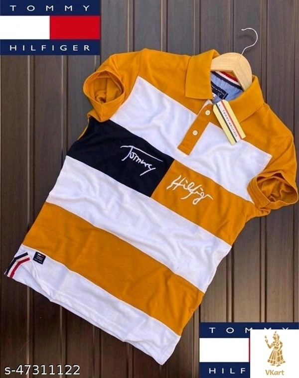 Tommy Hilfiger Men's T-shirts - Yellow, XXL